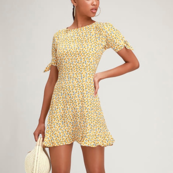 Faithfull the Brand Dresses & Skirts - Faithfull the Brand Yellow Dress